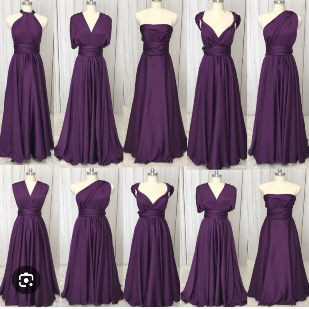 Elegant Purple Women's Infinity Dress 2 available